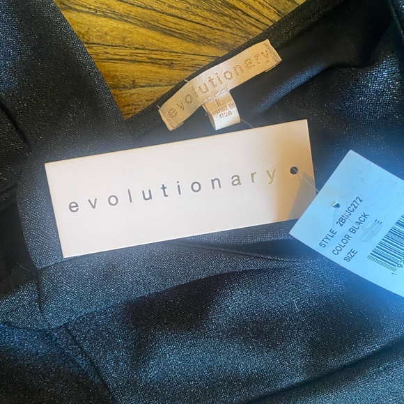 Evolutionary women’s Coordinating Shimmer Cropped Top size Large - Picture 5 of 7